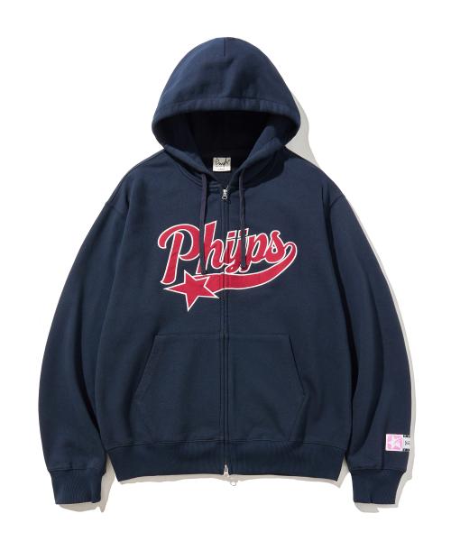 [피지컬 디파트먼트] スターテイル フーディー ジップアップ_レッド PFF1HZ302SRD