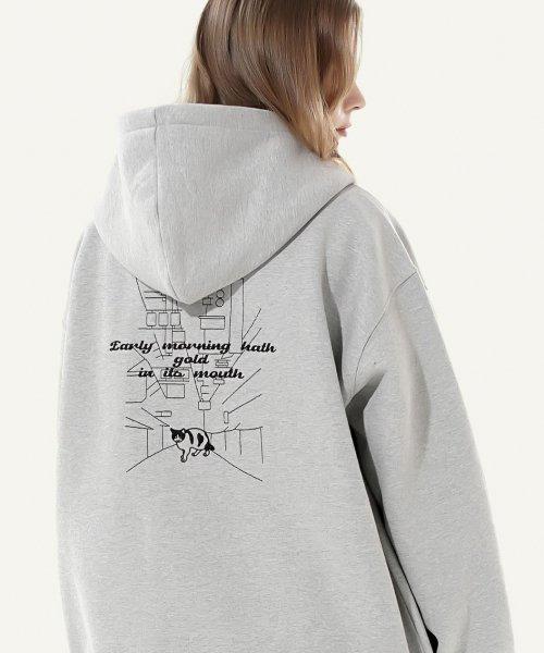 [가까이 유니언즈] HCAT フーディー ジップアップ グレー 7770T21GR