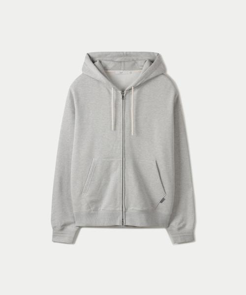 [247시리즈] スーピマ フーデッドジップアップパーカ GRAY TMUAX25805GYX