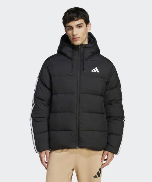 [아디다스] 클라이마웜 3-ストライプ パファージャケット - ブラック / JM4165 JM4165