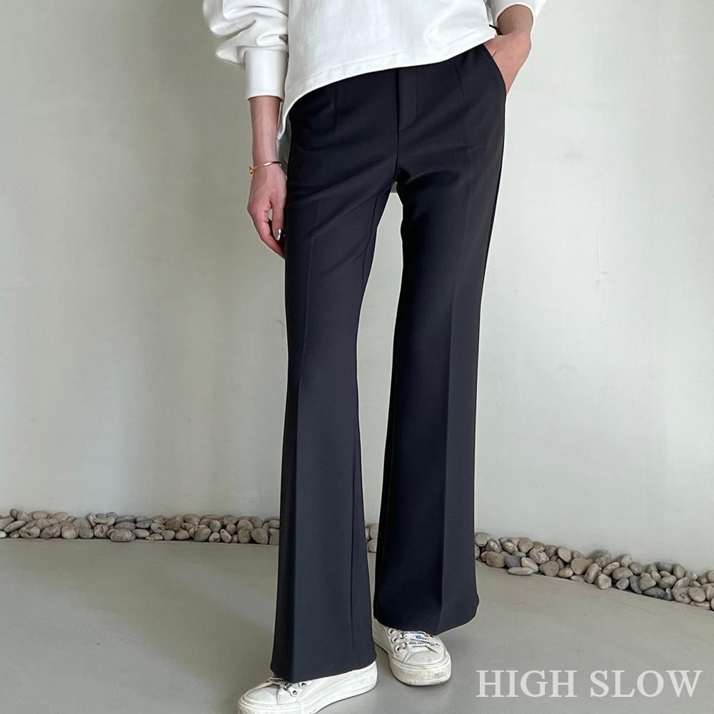 デュマール オータム もっちり ブートカット スパン バンド付き パンツ