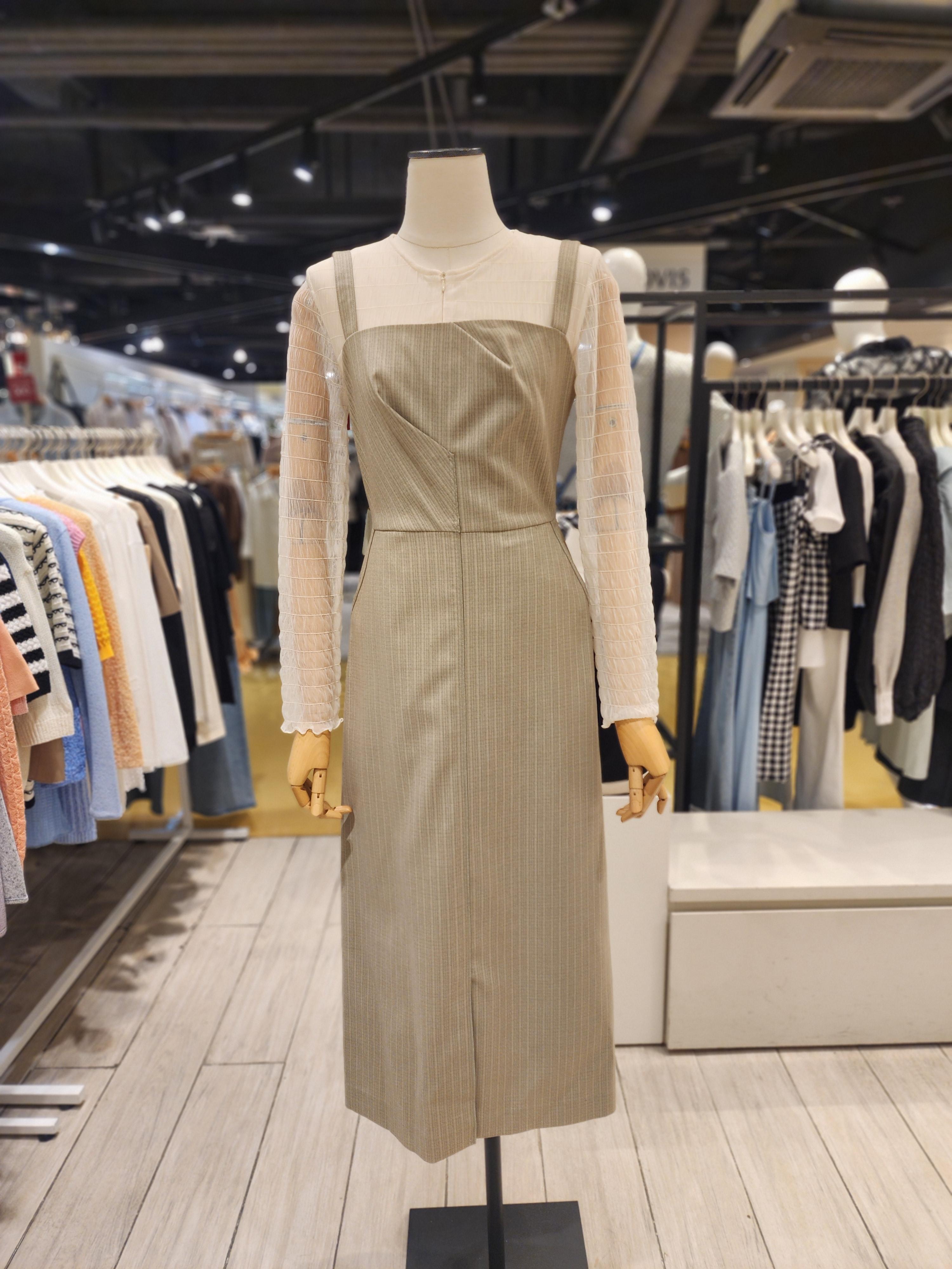 IT'S MEA ノースリーブ レイヤード ワンピース ITO9WOP330