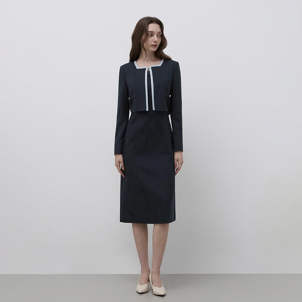 IT'S MEA カラーブロック ツーインワン ワンピース ITQ3WOP310