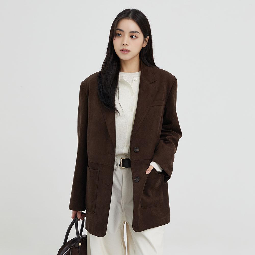 SPAO スエード テイラードジャケット SPJLF49W16