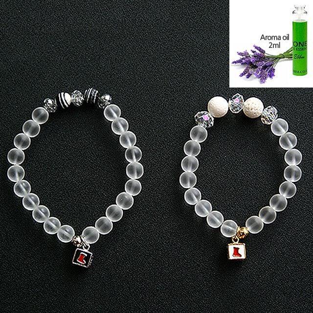 天然石ブレスレット 香り カップルギフト デイリーファッションアクセサリー