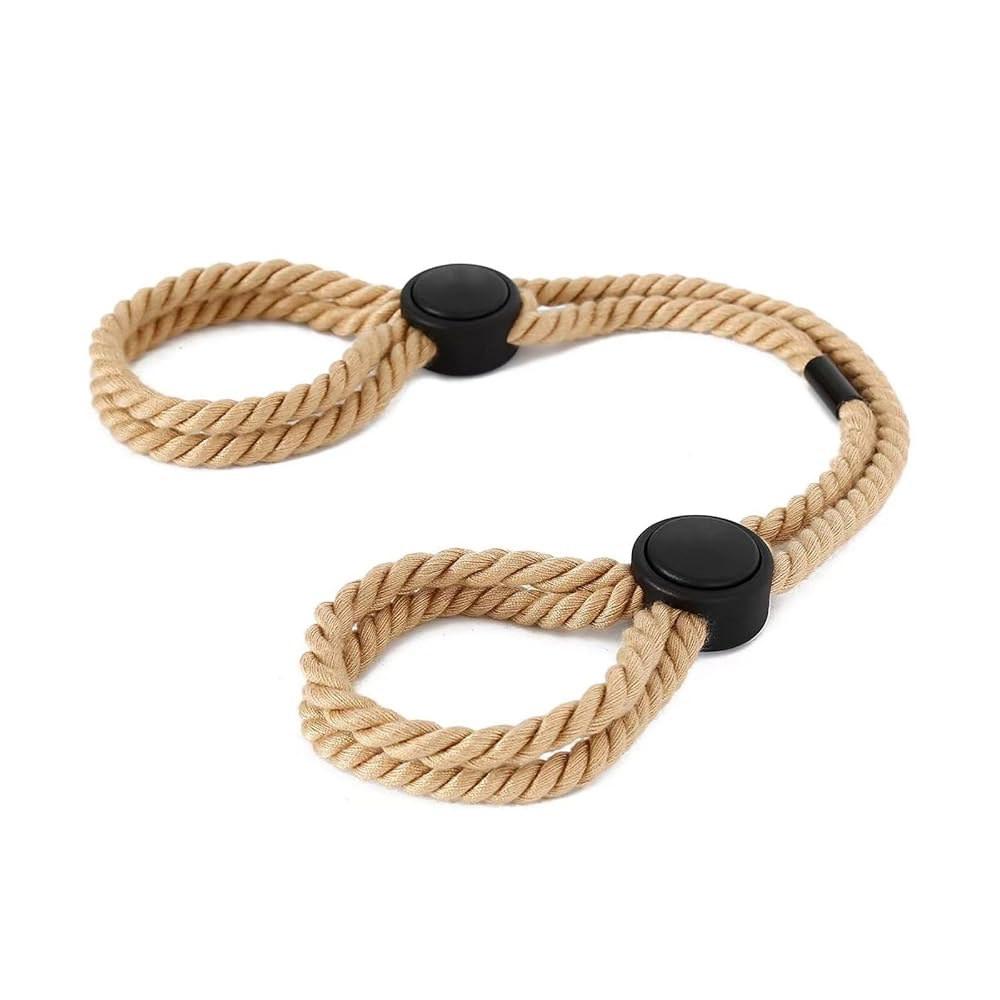 YHWQYR レディース 調節可能 ロープブレスレット メンズ アンクレット＆アクセサリー ハンドメイド ボディチェーン ジュエリー Black