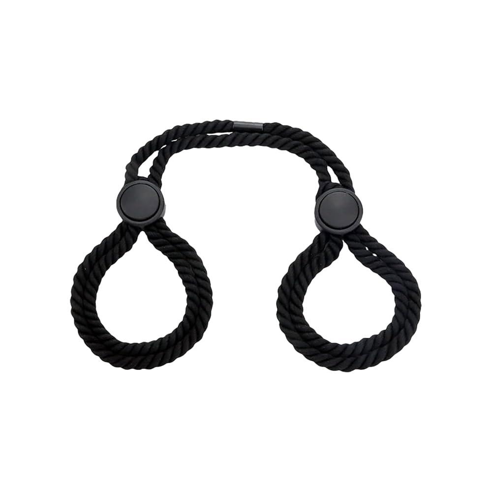 メンズ YMCQYCY 調節可能 ロープブレスレット レディース ソフトコットン アンクレット＆アクセサリー エレガント ハンドメイド ボディチェーン ジュエリー Black