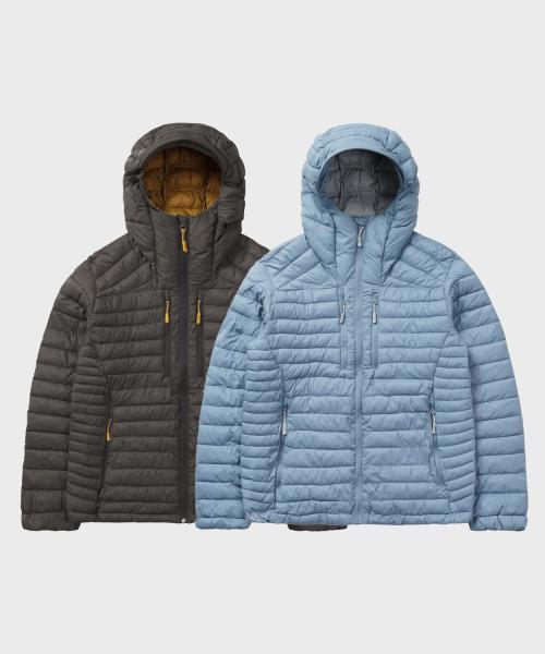 [L'AR] [2PACK] エッセンシャル フーデッド ライトパディングジャケット L25FWOU001set