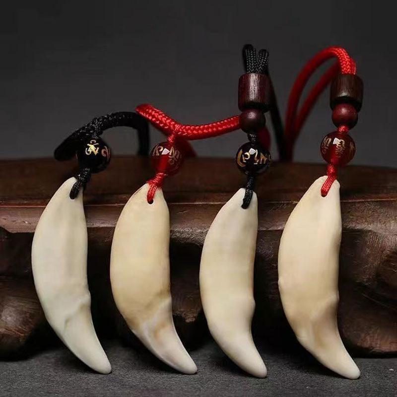 ネックレス 牙 ファッション 歯 メンズ ウルフ ペンダント アクセサリー 個性的