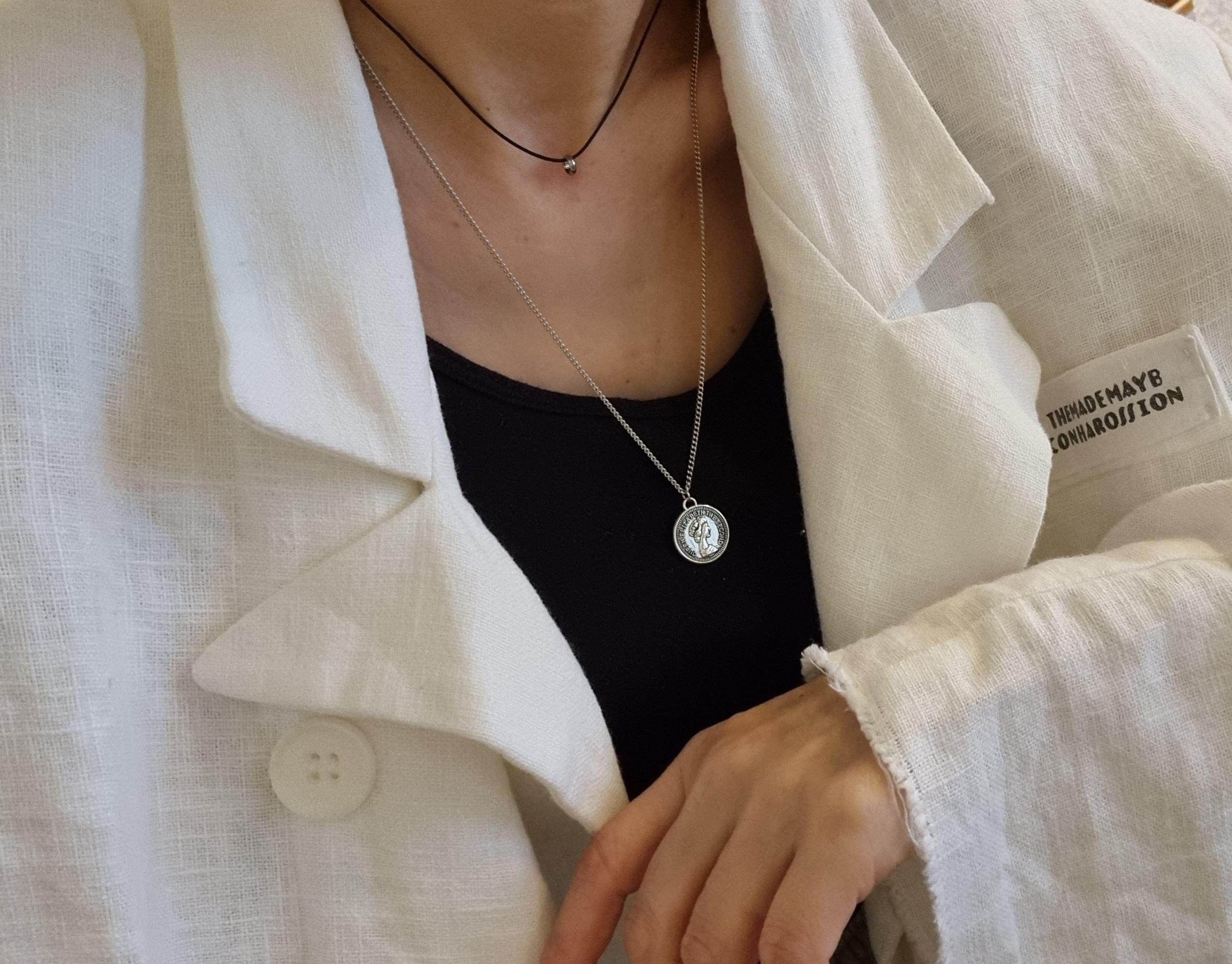 サージカルステンレス製 ファッション チョーカー チェーン レディース メンズ ハンドメイド ネックレス