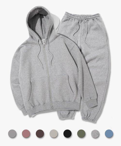 [페플] [SET] 투웨이 에센셜 후드집업 SJHD1280 + 에센셜 와이드 스웨트 팬츠 SJLP1279 2019336