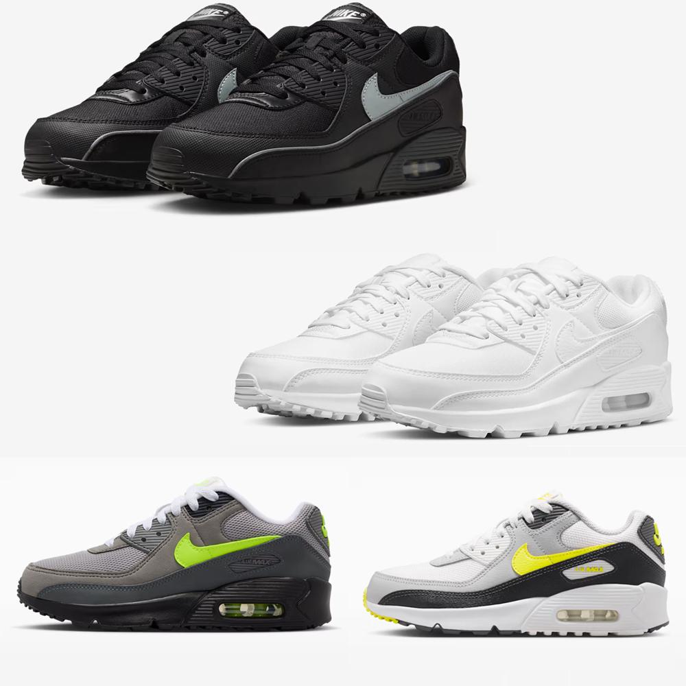 ナイキ スニーカー Air Max 90 ホワイト ブラック スニーカー ウーマンズ 男女兼用