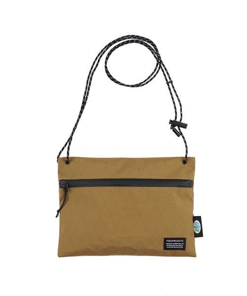 [포쉬프로젝트] X112 トラベル サコッシュ コヨーテブラウン PPX112WHITE