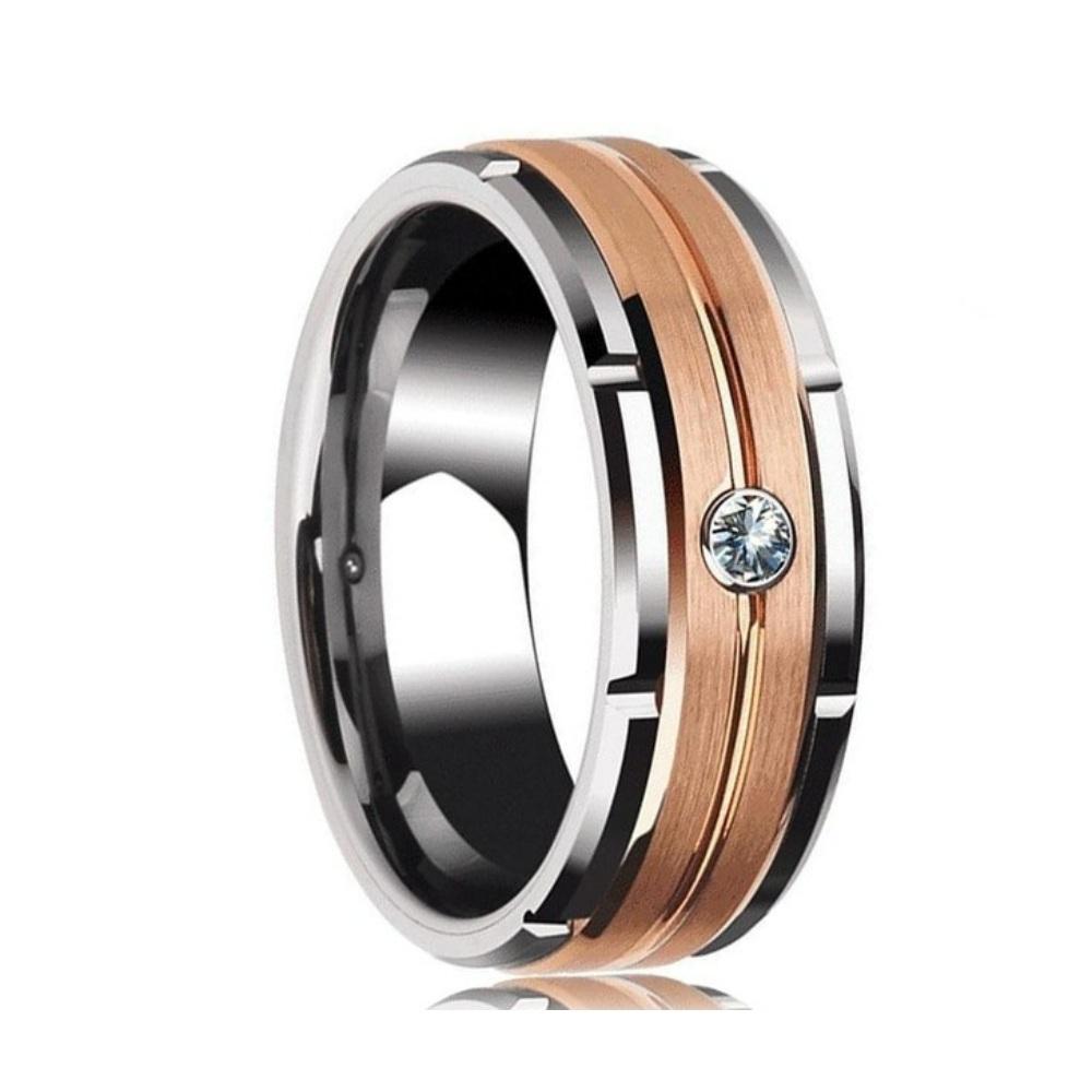 メンズ ユニーク ステンレススチールリング 個性的リング ヒップなアクセサリー 彼氏へのプレゼント ウェディングバンド ペアリング