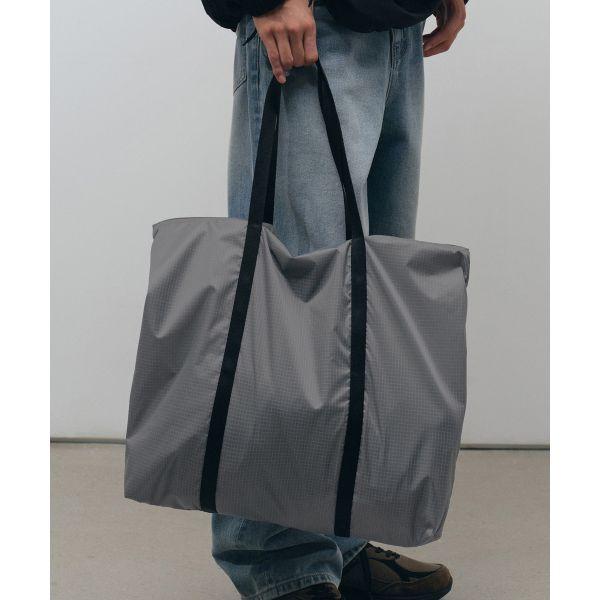 MUSINSA STANDARD Ripstop Packable Tote Bag Gray 1624305