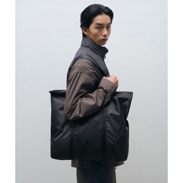 MUSINSA STANDARD Ripstop Packable Tote Bag Black 1624314