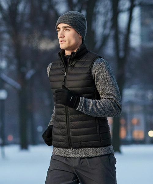 [테슬라] 冬 ランニング 軽量パディング ベスト パッカブル 5005840566