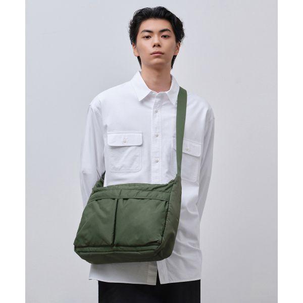 MUSINSA STANDARD AVR Dual Pocket Messenger Bag Khaki 1623761