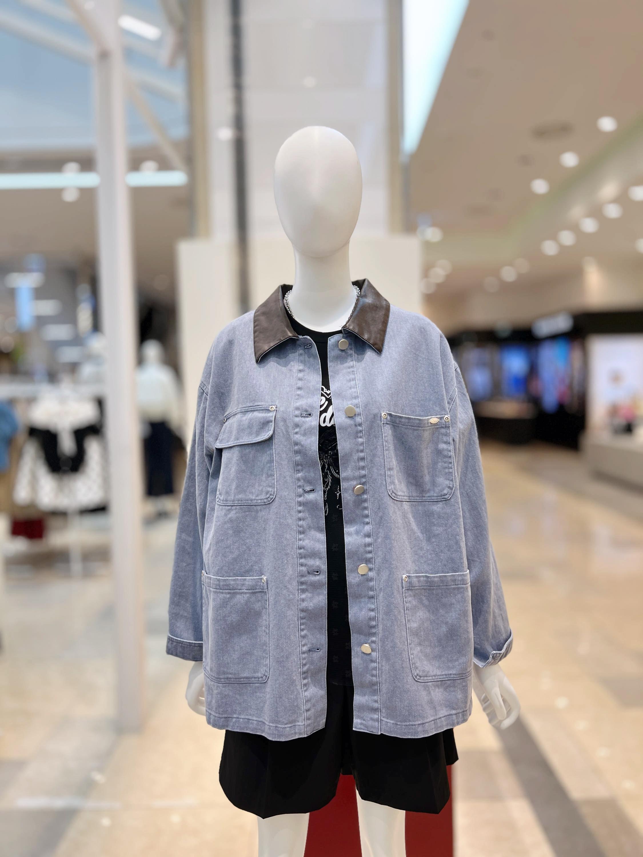 Olive des Olive レザーカラージャケット YJ5MM412