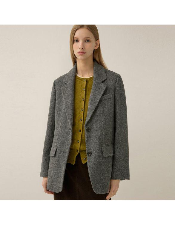 LIST ウール シングル ハンドメイド ジャケット TWHJKP82110DH3400914