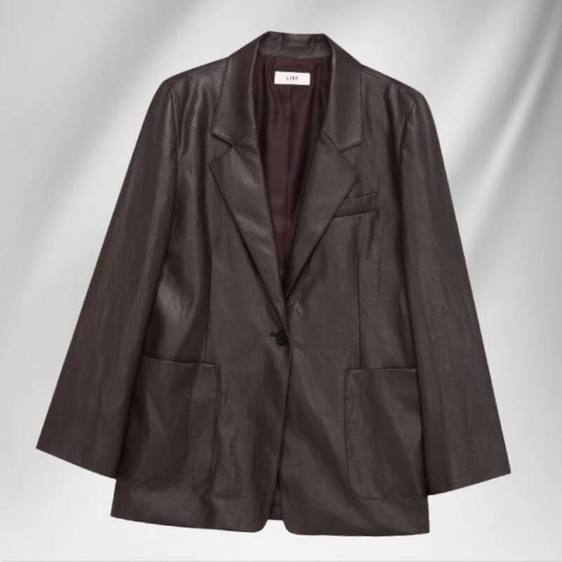 LIST レザー シングル テーラード ジャケット TWWJKP72020