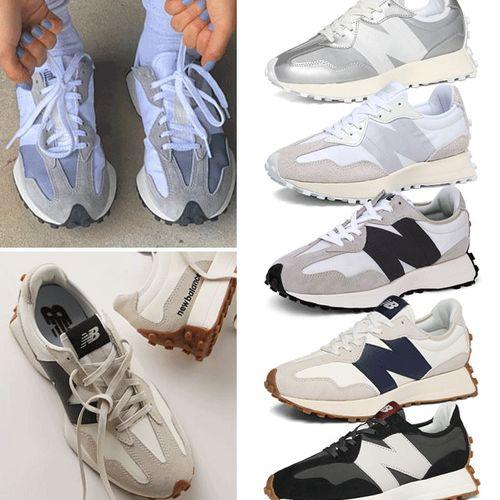 [ニューバランス] 327 スニーカー Moonbeam Sea Salt Black MS327FE WS327KB WS327KC