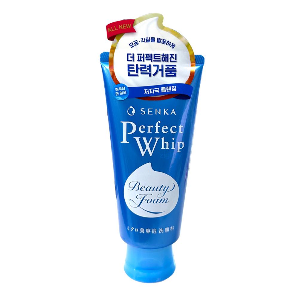 SENKA パーフェクトホイップ フェイシャルウォッシュ シセイドウ 日本 クレンジングフォーム 洗顔料 120g