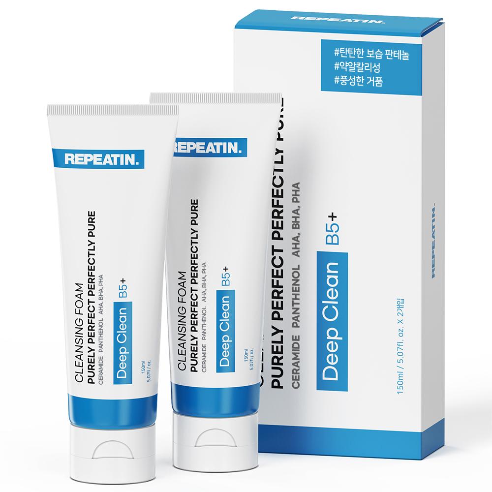 REPITIN ピュア パーフェクション パンテノール クレンジングフォーム 150ml, 2個