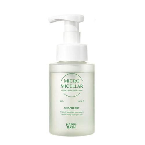 HAPPY BATH マイクロミセラー モイスチャー ソープベリー バブルフォーム 300ml, 1個