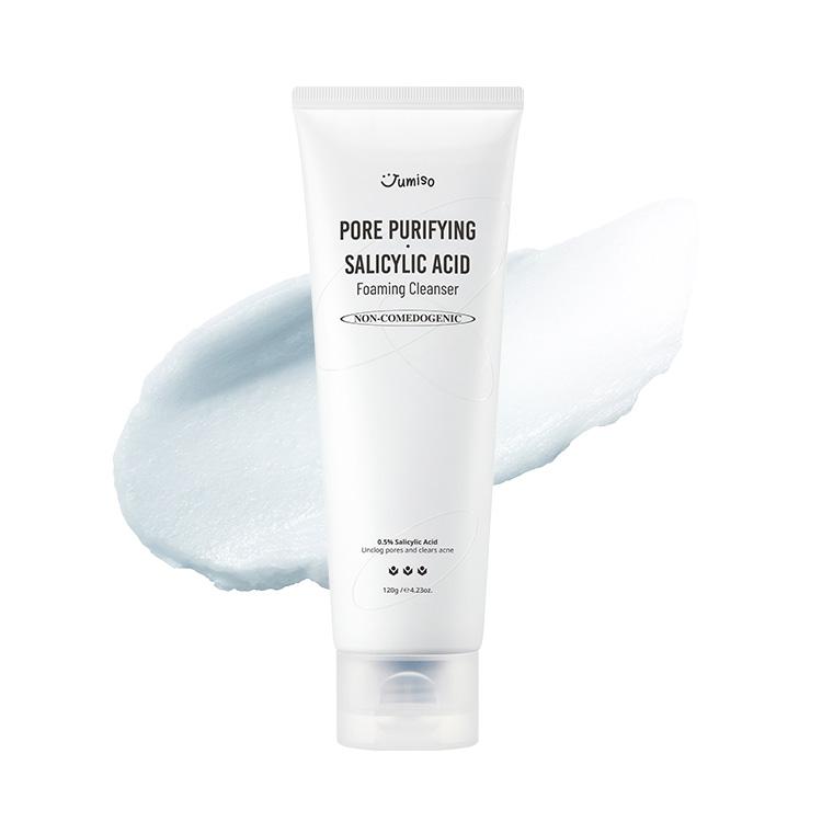 JUMISO ポア ピュリファイング サリチル酸 フォーミング クレンザー 120ml, 1個