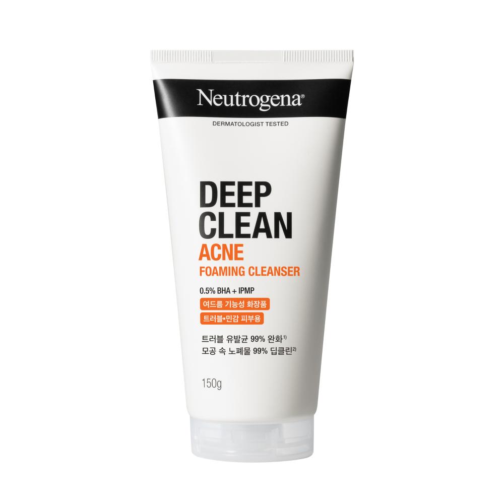 Neutrogena ディープクリーン アクネ フォーミング クレンザー 150ml(敏感肌), 2個