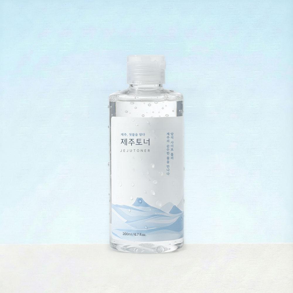 済州 닮 ヒアルロン酸 済州トナー 弱酸性 水分スキン 鎮静 肌キメ改善 岩盤水 200ml, 1個