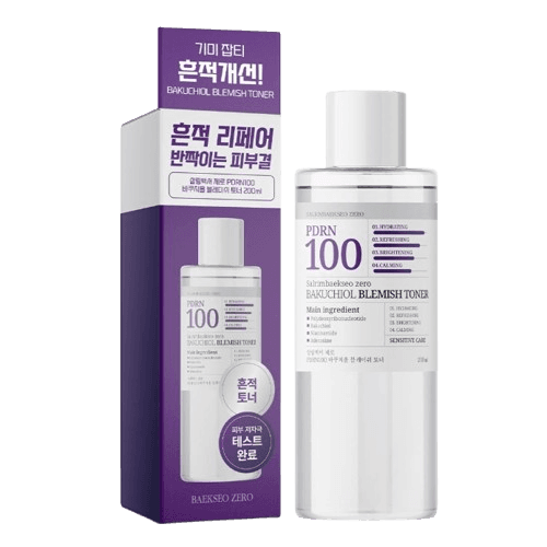 Salim Baekseo Zero PDRN 100 Bakuchiol Blemish Toner 200ml, 1個