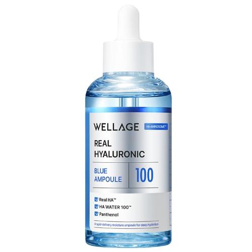 WELLAGE リアルヒアルロニック ブルー 100 アンプル 100ml (新タイプ) 1個