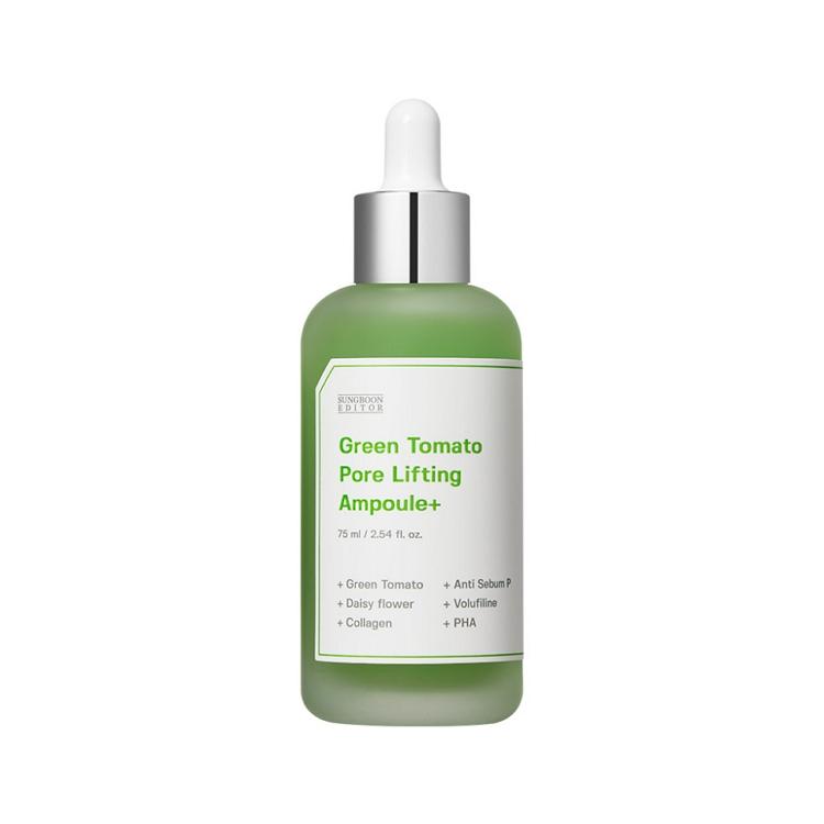 ソンブンエディター グリーン トマト ポア リフティング アンプル プラス 75ml, 1個