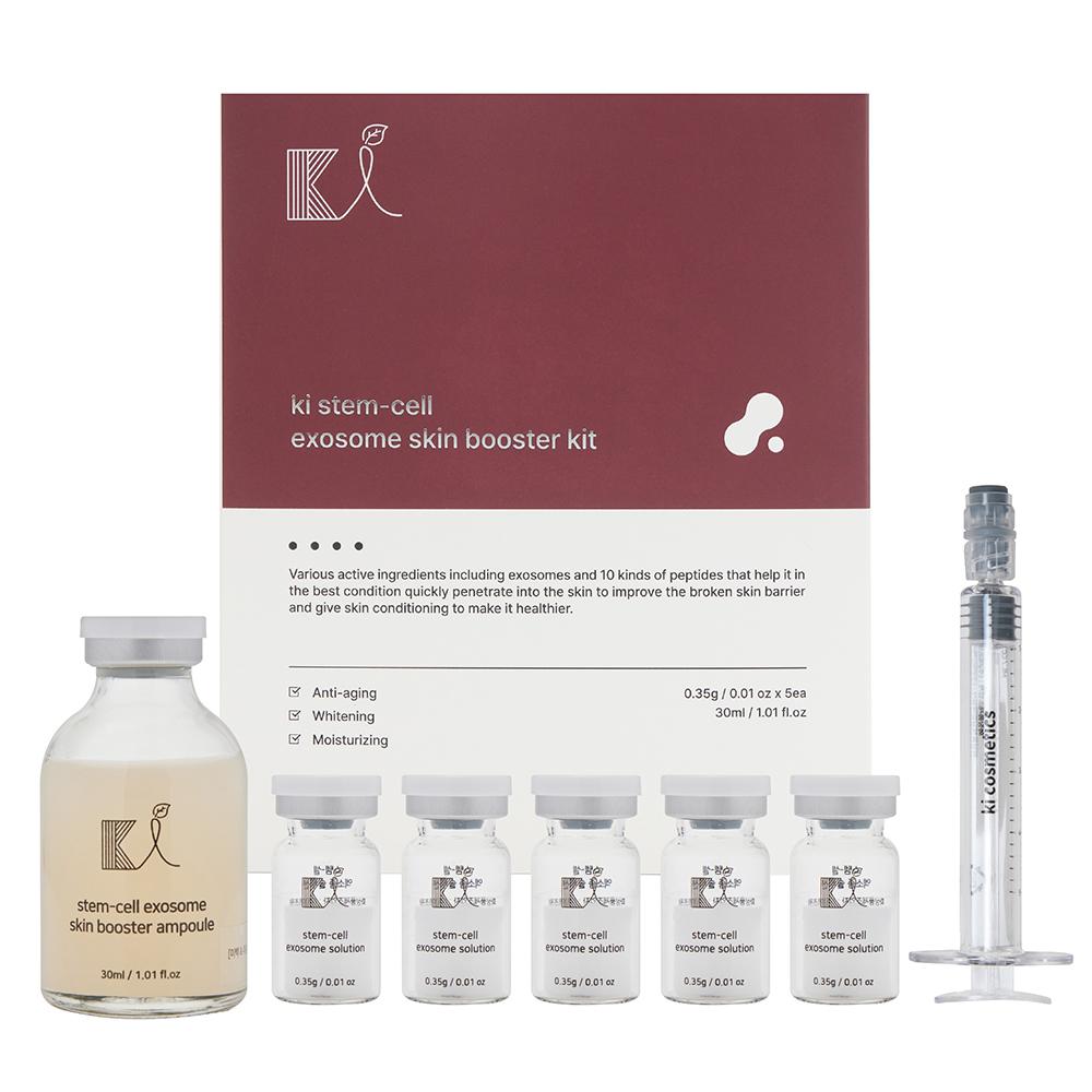KI 植物由来 エクソソーム 毛穴 シミ 美白 幹細胞培養液 mts PDRN 乾燥ケア アンプル, 1セット