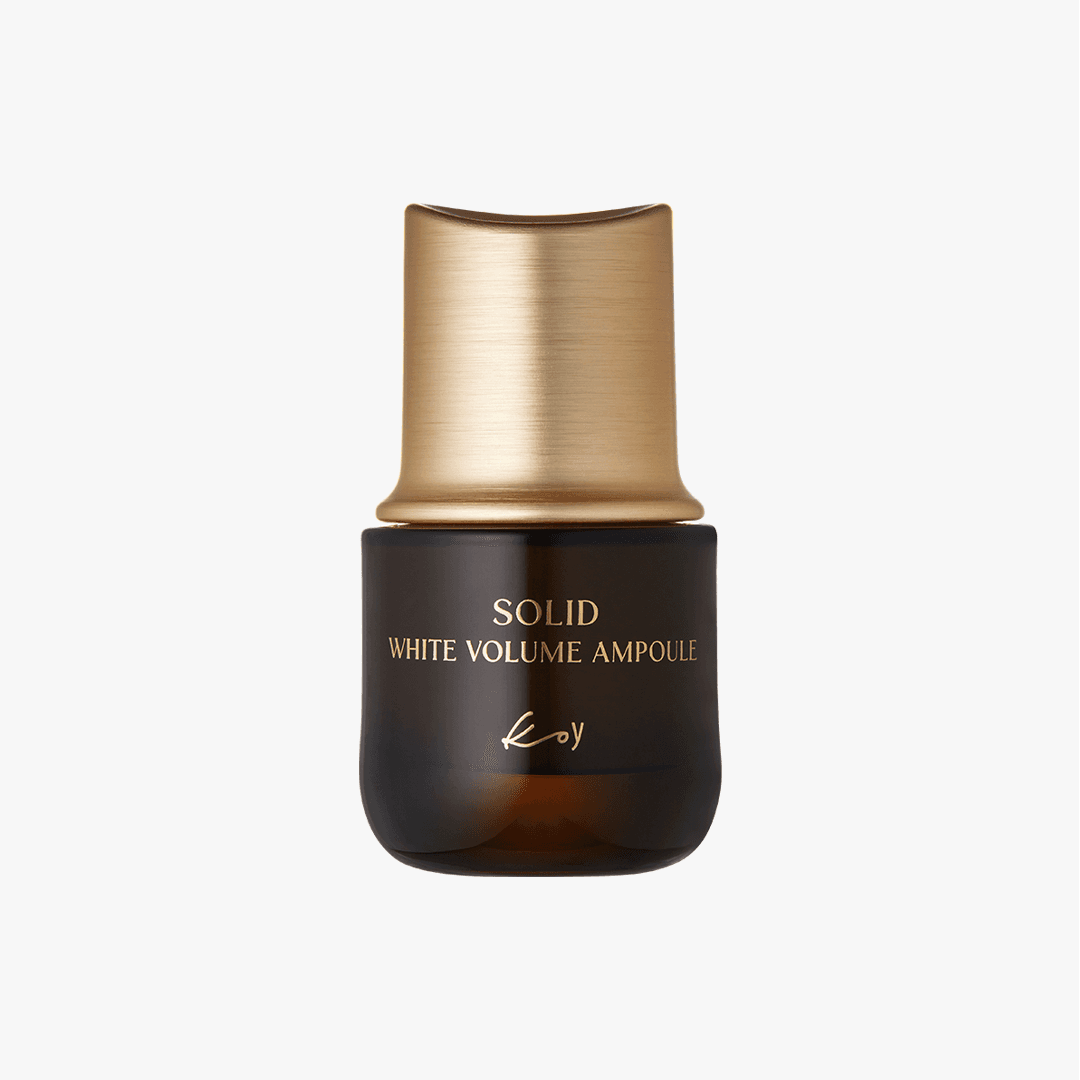 KOY ソリッド ホワイト ボリューム アンプル 35ml, 3個