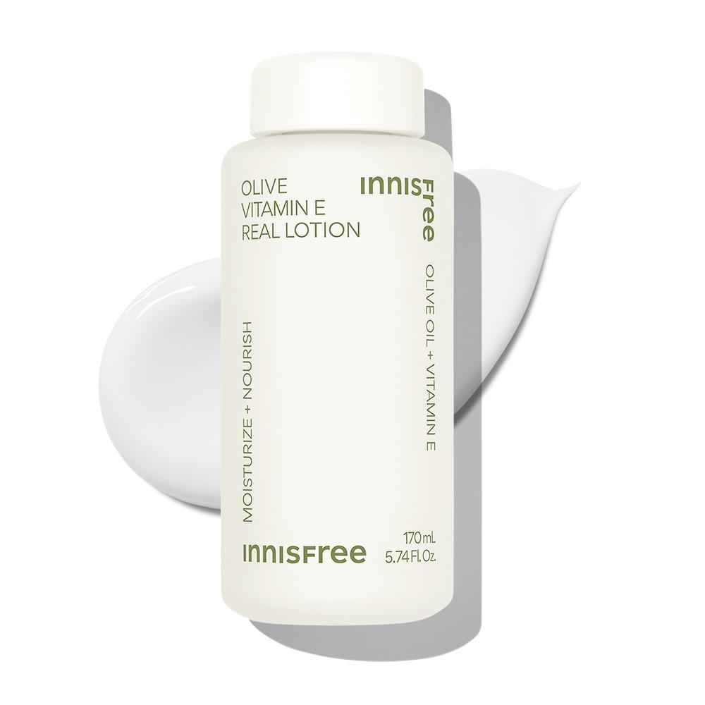 イニスフリー(INNISFREE) オリーブ ビタミンE リアル ローション 170ml, 1個