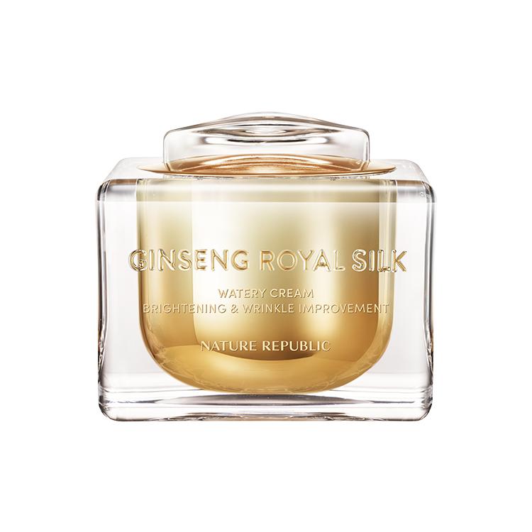 ネイチャーリパブリック ジンセン ロイヤルシルク ウォータリークリーム 60ml、1個