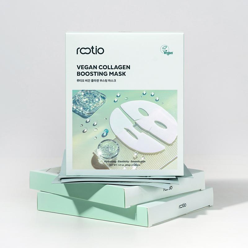 Lutio ヴィーガンコラーゲン ブースティングマスクパック 4枚 1個