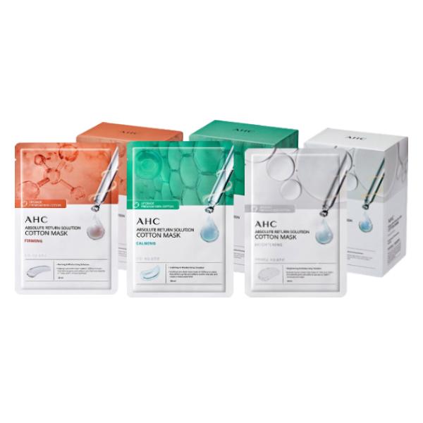 AHC マスクパック 25枚入り コラーゲン 純綿マスク 1箱