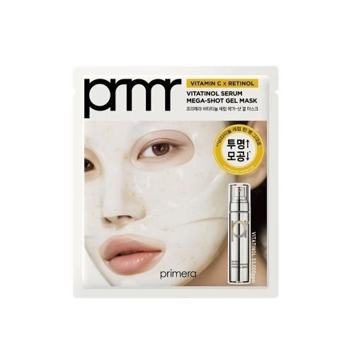 PRIMERA ビタレチノール セラム メガショット ゲル マスク 5枚, 2個