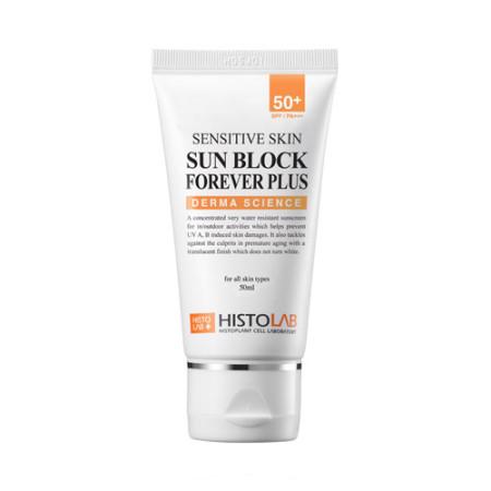 ヒストラボ センシティブ スキン サンブロック フォーエバープラス 50ml (SPF50+), 1個