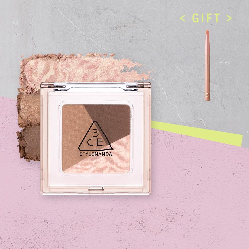 [NEW] 3CE カラーグリッド アイシャドウ 3.3g (+ポイントブラシプレゼント)