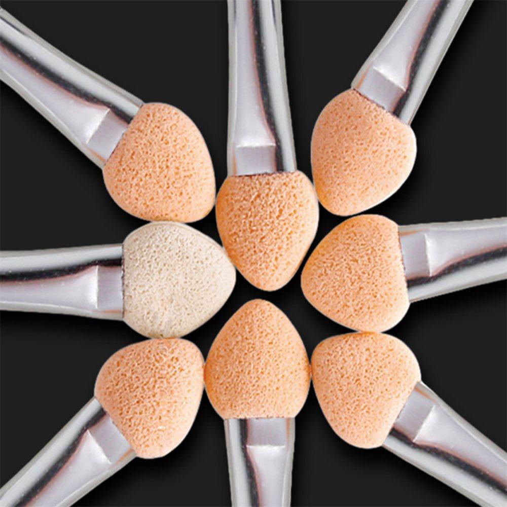 투유샵 (Touyu Shop) シャドウ スポンジチップ アイシャドウチップ 分け用ブラシ 携帯用シャドウチップ ポイントメイクアップ