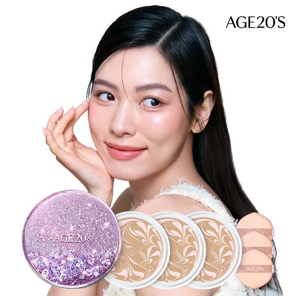 AGETWOOLIS 오리지날 샤이닝드롭 케이스+리필3개