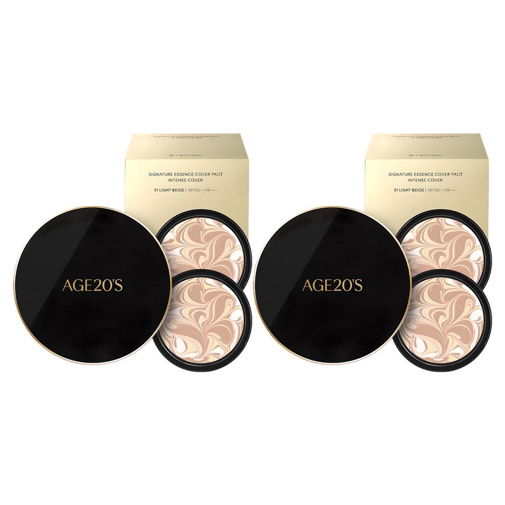 AGE20S シグネチャー エッセンス カバーパクト インテンス ケース + リフィル 14g 2p セット