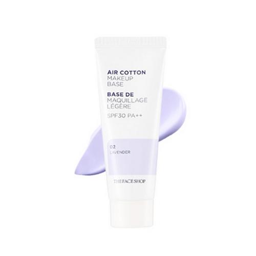 더페이스샵 エア コットン メイクアップ ベース(SPF30) ラベンダー, 35g