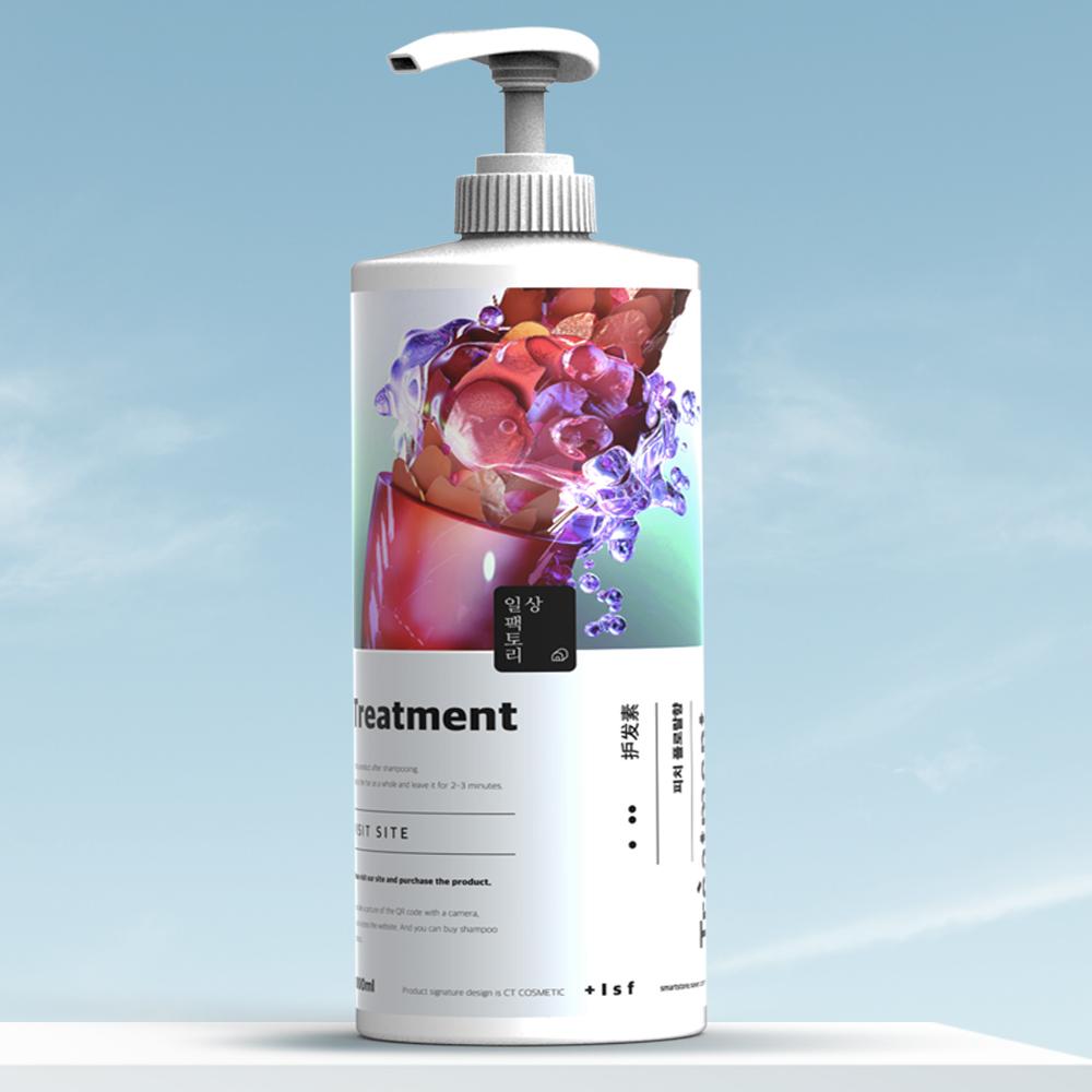 ヘア トリートメント タンパク質 1000ml 大容量 美容室 極損傷 復旧 ダメージヘア クリニック ピーチフローラル 1個