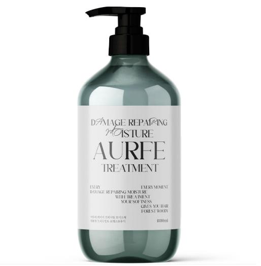 AUFE DAMAGE REPAIRING MOISTURE TREATMENT フォレストウッディの香り、1L、3個